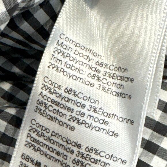 NWT Phillip Lim Women's Gathered Gingham Top Size 4 - Picture 6 of 7